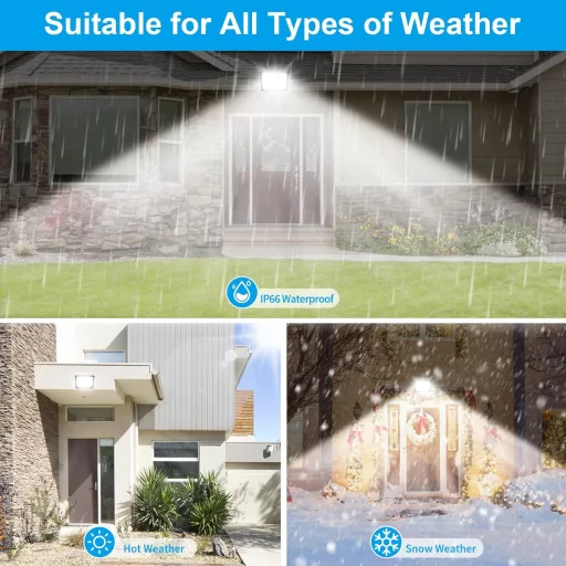 toobettp 50W LED Reflector de Exterior 6000K 5000 Lumeni IP66 Impermeabil Lampă de Grădină 2 buc