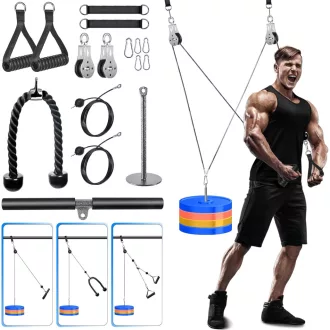   Lyndwin Kábel Húzó Fitness Gép Lat Pull Tricepsz Edzéshez Otthoni Edzőterem