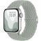 Suitisbest Nylonový remienok pre Apple Watch 38mm 40mm 41mm 42mm Protišmykový Pletený Elastický Náramok Watch 11 10 9 8 SE 7 6 5 4 3 2 1 Zelený