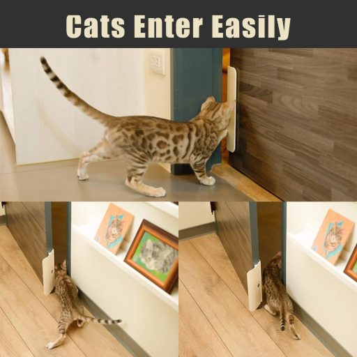 mimzemamz Automatsko Otvaranje Vrata za Pse i Mačke - Samozatvarajuća Zamka za Vrata za Kućne Ljubimce