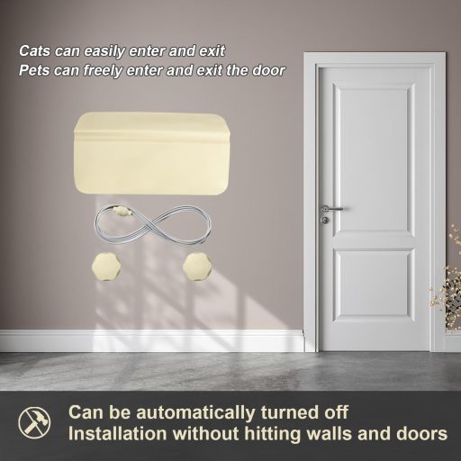 mimzemamz Automatsko Otvaranje Vrata za Pse i Mačke - Samozatvarajuća Zamka za Vrata za Kućne Ljubimce