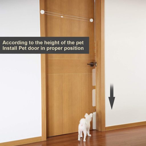 mimzemamz Automatsko Otvaranje Vrata za Pse i Mačke - Samozatvarajuća Zamka za Vrata za Kućne Ljubimce