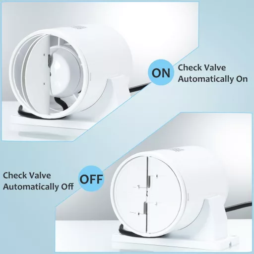 Ventilator de conductă Hose Vary 100mm cu viteză reglabilă + tubulatură + kit de instalare