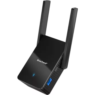   Adaptor bridge WLAN-LAN WiFi 6 BrosTrend AX3000 cu port Gigabit - Dual Band 2402Mbps 5GHz & 574Mbps 2.4GHz pentru imprimantă, TV, calculator.