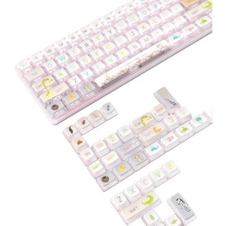   MAMBASNAKE 120 Billentyű PBT Pudding Keycap szett ASA profil mechanikus billentyűzethez