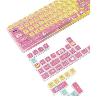   MAMBASNAKE 120 Gombos PBT Pudding Keycap Szett ASA Profil Mechanikus Billentyűzethez