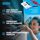 BRUSHYZ Reluxa Tisztító Kefe - Római Rolók Külső-Belső Tisztítására - Ergonomikus Kék Nyéllel, 2 Mosható Párnával, 180g