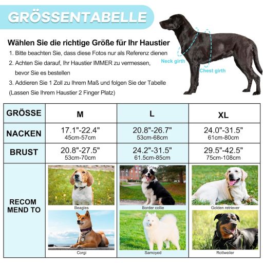 KOSKILL LED Kutya Hám Töltöthető Fényvisszaverő Sötétben Világító XL Kék