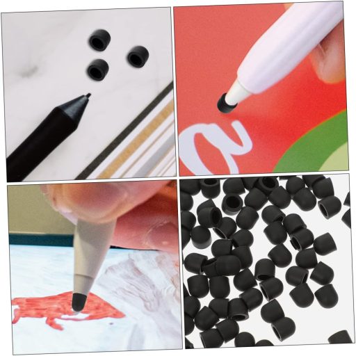 ABOOFAN 1500 db Érintőceruza Hegy Csere Gumi Sapka Kapacitív Stylus Védelem