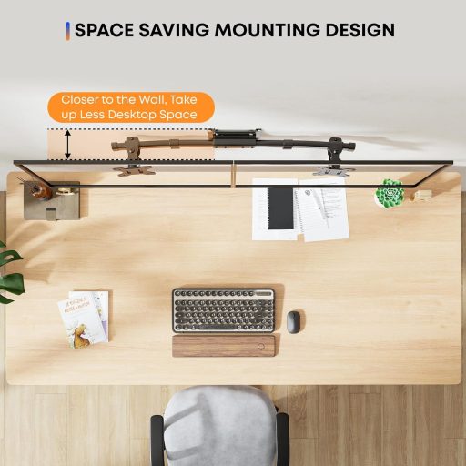 PUTORSEN Dual Monitor Adapter 13-27" VESA 75x75/100x100 mm, Max 10kg