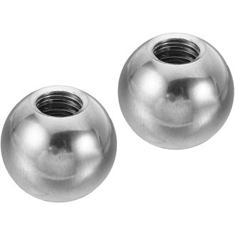   PATIKIL Rozsdamentes Gombfej M4 Belső Menet 15mm Ezüst 2db Bútor Lámpa Dekoráció