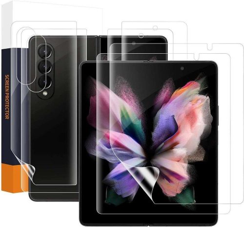 Folie de protecție ecran și spate anti-amprentă, 2 buc, pentru Samsung Galaxy Z Fold 4 5G