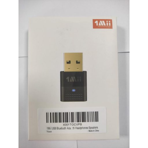 1Mii Bluetooth 5.2 Adapter PC és PS4/PS5 Konzolokhoz - USB Dongle aptX Alacsony Késleltetéssel Fejhallgatók és Hangszórók Csatlakoztatásához