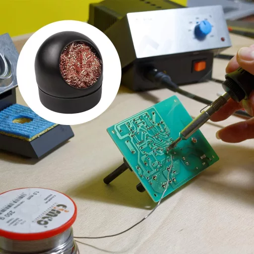 Sada na čistenie hrotov spájkovačky YSDMY so špirálovým drôtom a stojanom