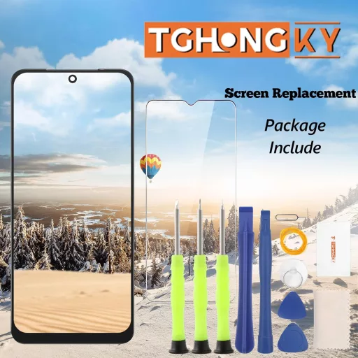 TGHongKy Xiaomi Redmi 10 4G kijelző csere LCD érintőképernyő digitalizáló panel fekete