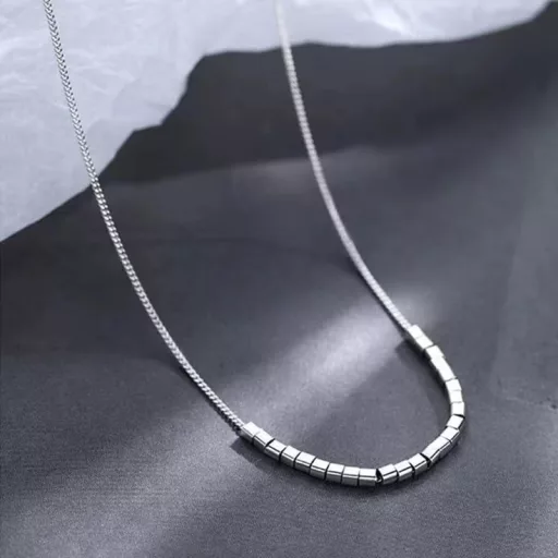 JSNOM Brățări de gleznă argintii de damă, impermeabile, ajustabile, duble, rezistente, cadou pentru fete