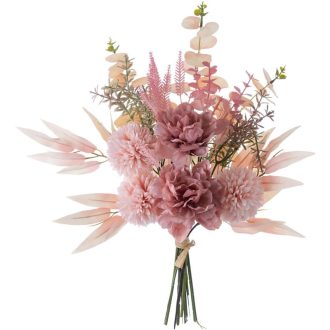   KIRIFLY Hodvábna hortenzia umelý kvet dekorácia svadobná kytica ružová