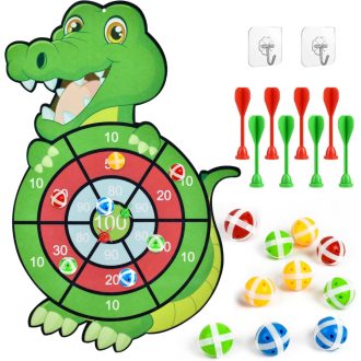   Vicloon detská hra s loptičkami na suchý zips, mäkká hádzacia hra do interiéru aj exteriéru