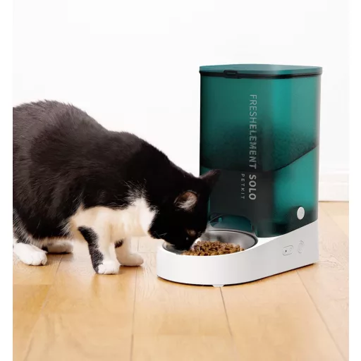 PETKIT Automata Macskaeledető 3L Rozsdamentes Acél Tálca Friss Zár Technológia - beige