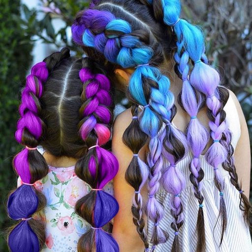 Aomig syntetické vrkoče na predlžovanie vlasov, 4 farby, 60 cm, Box Braid