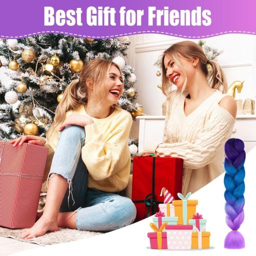 Aomig Szintetikus Fonási Hajhosszabbítás 4 Szín 60cm Box Braid