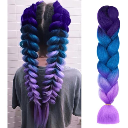 Aomig Szintetikus Fonási Hajhosszabbítás 4 Szín 60cm Box Braid