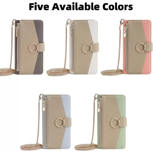 CasurvivePro iPhone 14 Plus Mágneses Pénztárca Tok Nyakpánttal Zöld - iPhone 14 Plus, Green