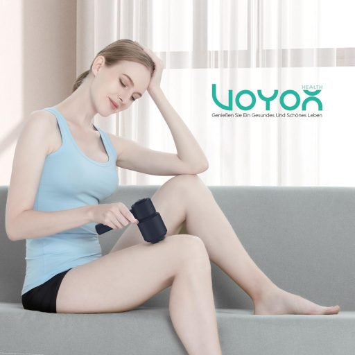 VOYOR-HEALTH CM410 Kézi Elektromos Masszírozó - Vezeték Nélküli Újratölthető Izomfájdalom Enyhítő Nyakra, Vállra, Hasra, Derékra, Combra (Ké