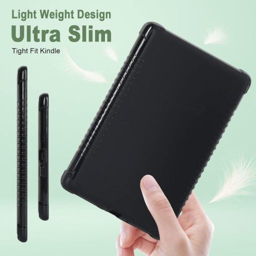 Priehľadno-čierne TPU puzdro pre Kindle Paperwhite 11 (model 2021)