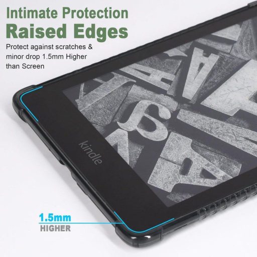 Priehľadno-čierne TPU puzdro pre Kindle Paperwhite 11 (model 2021)