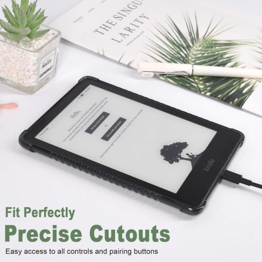 Priehľadno-čierne TPU puzdro pre Kindle Paperwhite 11 (model 2021)