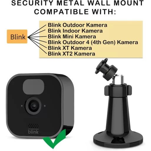 Suport universal rotativ 360° pentru cameră Blink, fixare 2 buc.