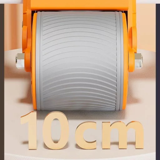 LXWINNER Automatikus Visszapattanó Hasizom Kerék, Dupla Kerekű AB Roller Edzőeszköz Térdeléssel, Narancs Színű Otthoni Fitness