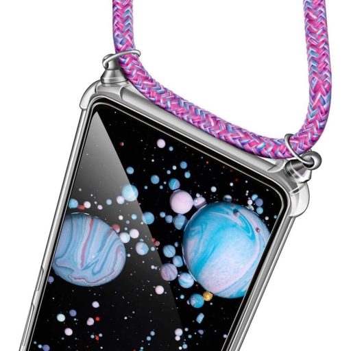 Puzdro na telefón HomiTunky Xiaomi Redmi A1 s retiazkou, modro-fialové