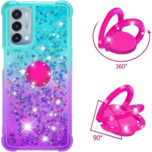 Husa de telefon cu lanț HomiTunky Xiaomi Redmi A1, albastru-violet