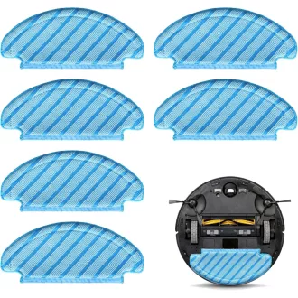   Set 6 bucăți lavete BSITSSS albastre pentru robot aspirator Ecovacs Deebot N8 N8+ Pro T8 T9