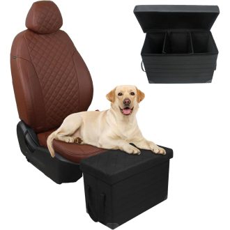   GOYJOY Kutya Üléshosszabbító Tárolóval - Első és Hátsó Ülésre, 90kg Teherbírással, SUV, Terepjáró és Sedan Autókhoz, Kis-Közepes-Nagy Kutyák