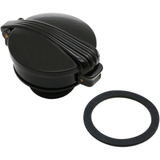 Baceyong Fekete Motorkerékpár Üzemanyagtartály Sapka - Harley XL883, 1200 x 48, Softail, Dyna Modellekhez Kompatibilis Tanksapka