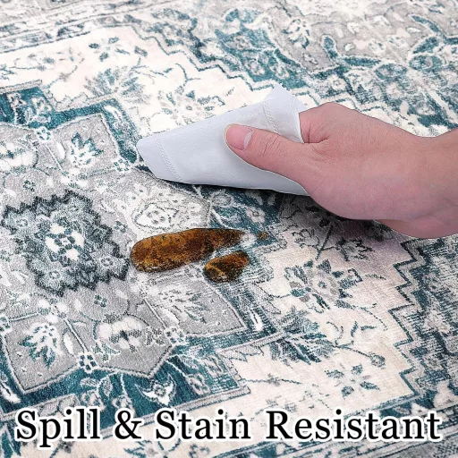 LuxFocus Vintage Keleti Mintás Szőnyeg 160x230cm Kék Csúszásmentes Mosható