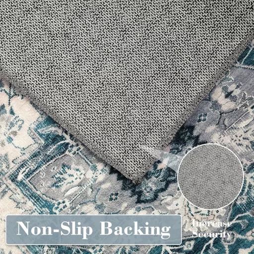 LuxFocus Vintage Keleti Mintás Szőnyeg 160x230cm Kék Csúszásmentes Mosható