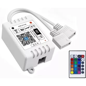   Inteligentný LED pásik ShineBurky s WiFi ovládačom, diaľkovým ovládaním RGB, kompatibilný s Alexa a Google