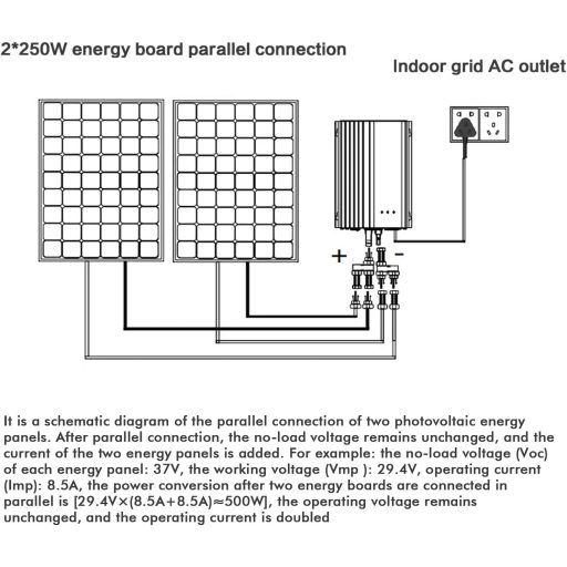Invertor solar Ailao 500W MPPT Grid Tie Inverter 12V, ieșire 230V