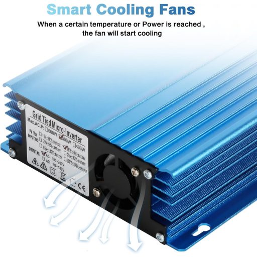 Ailao 500W MPPT Grid Tie Inverter 12V napelem inverter 230V kimenet