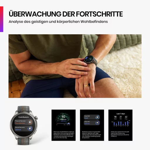 Amazfit Balance 46mm okosóra NFC fizetés, GPS, 150 sportmód, 14 nap akkumulátor - gray
