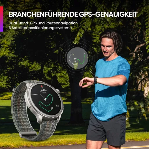 Amazfit Balance 46mm okosóra NFC fizetés, GPS, 150 sportmód, 14 nap akkumulátor - gray