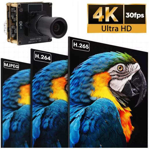 Svpro 4K HDMI USB Kameramodul IMX415 Szenzorral - 30FPS Ipari Webkamera M16 Lencsével, Alacsony Fény Érzékelés, UVC Kompatibilis Gépi Látásh