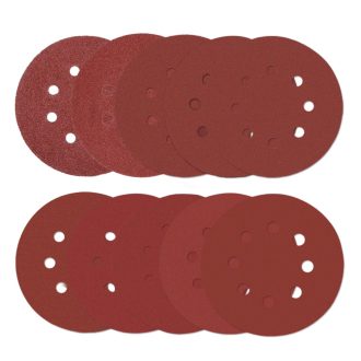   Set 100 discuri abrazive cu scai KUNMOY 125mm pentru șlefuitor excentric, 8 găuri