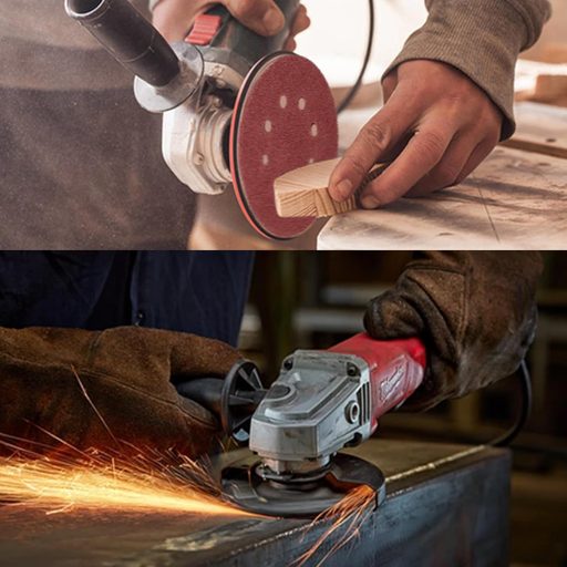 Set 100 discuri abrazive cu scai KUNMOY 125mm pentru șlefuitor excentric, 8 găuri