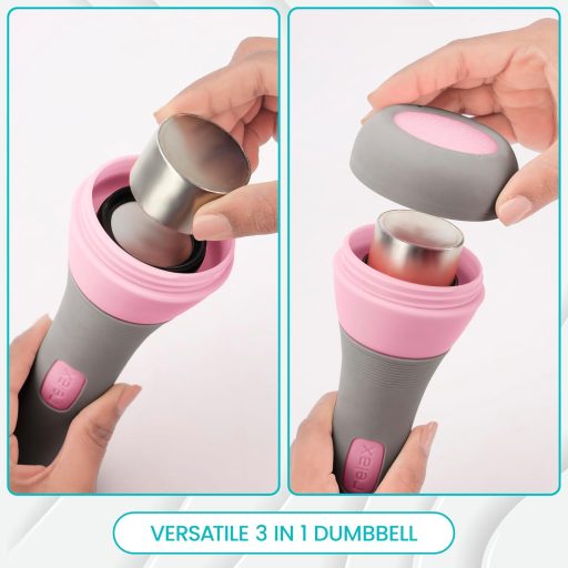 Belle Vous 2 db állítható súlyzó szett 1-2 kg, 3 az 1-ben rendszer, férfiaknak és nőknek