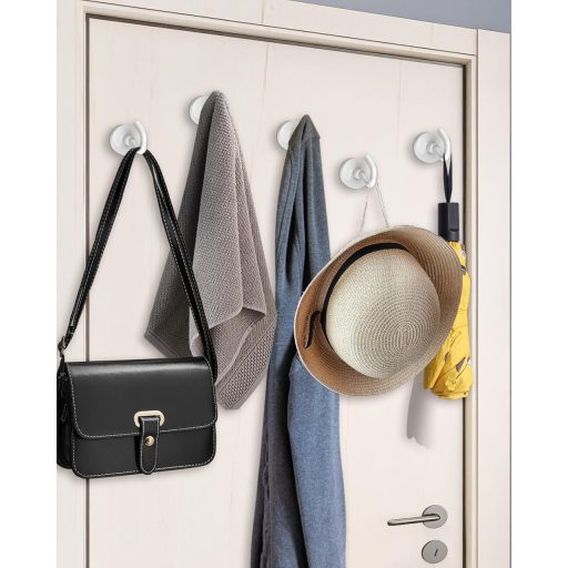 Lictin Mágneses Horgok 6 db Neodímium Mágnes 38 kg Teherbírás Fehér